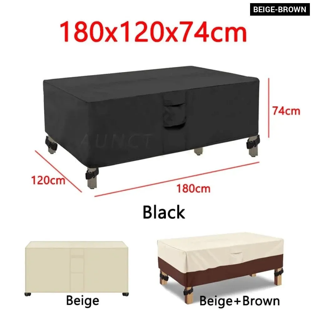 L Shape Corner Outdoor Sofa Cover Waterproof Rattan Corner Furniture Cover v Shape Protective Dust Covers