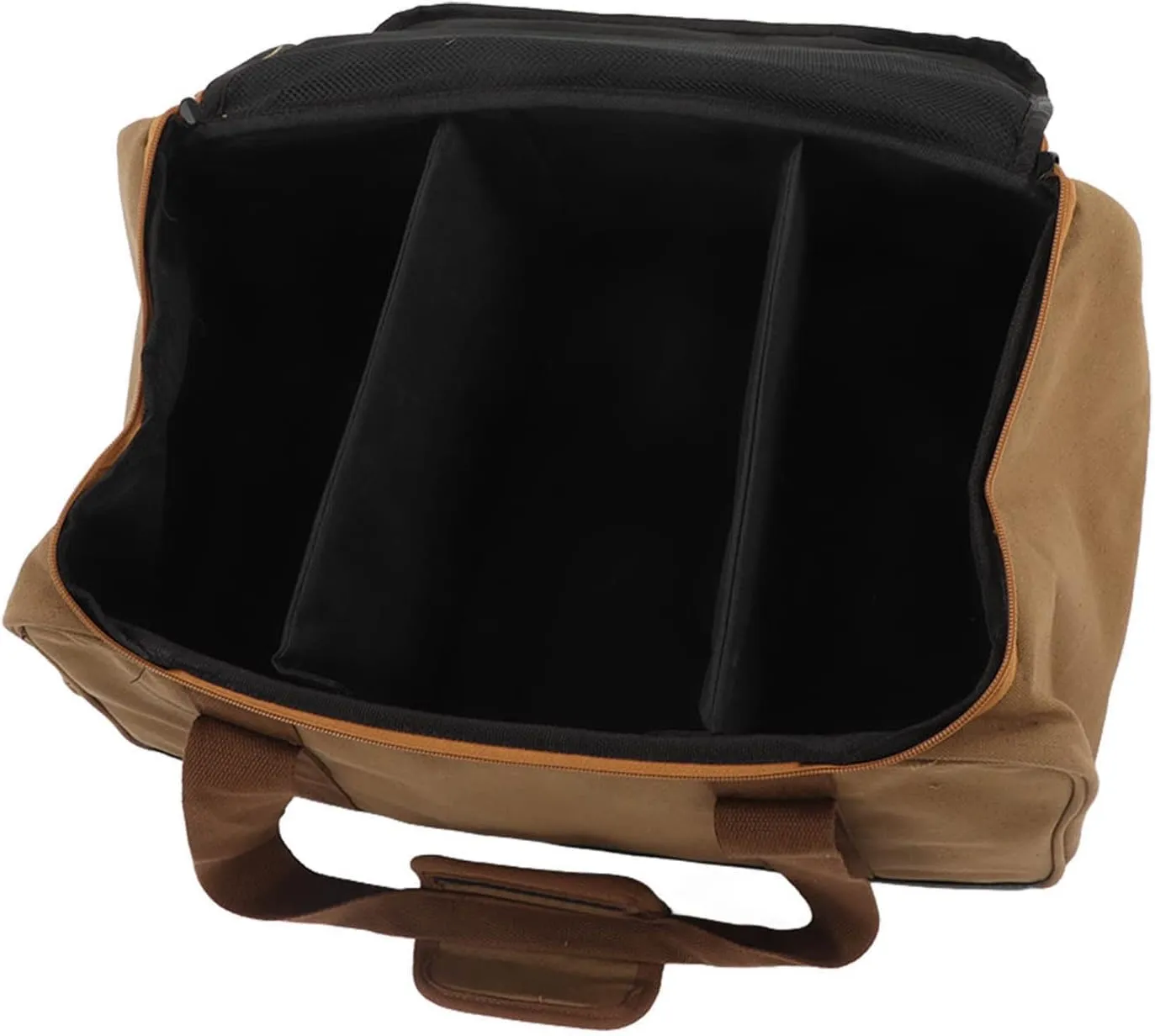 Large Capacity Canvas Duffle Bag for Camping Travel with Removable Dividers Base Multi Purpose Storage Weekender Gear Organizer