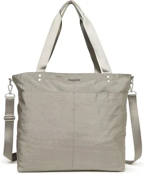 Large Carryall Tote Bag for Women - Lightweight Nylon Zipper Top Weekender Travel Beach Bag Personal Item w/Luggage Sleeve
