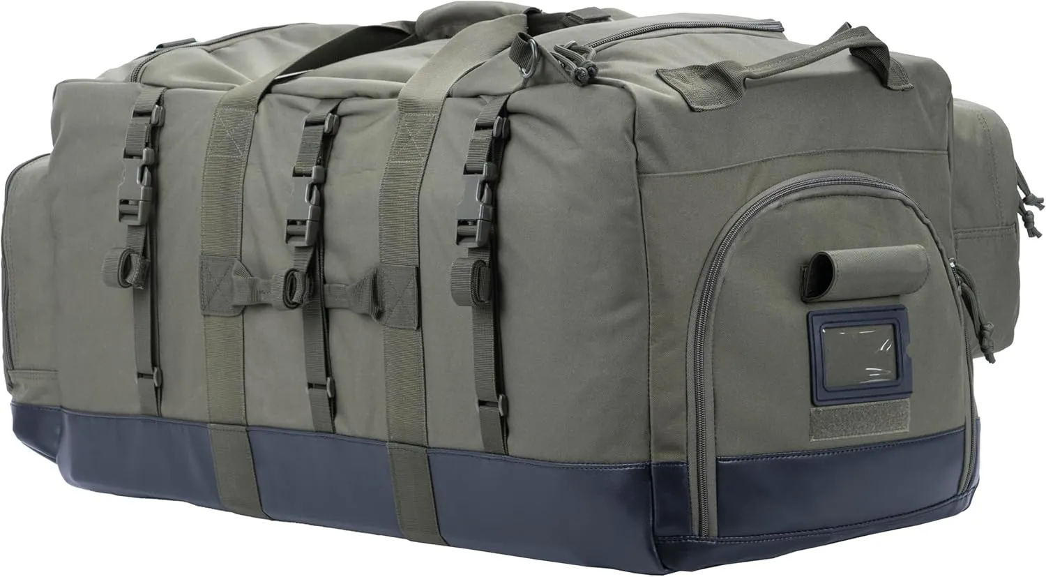 Large Duffle Bag Duffel Pack with Backpack Shoulder Straps and Shoes Compartment 105L for Sports Travel Hunting Camping.