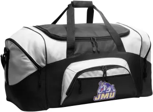 LARGE JMU Duffel Bag James Madison University Suitcase or Gym Bag For Men Or Her