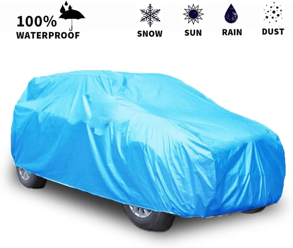 Large Kids Ride-On Toy Car Cover, Outdoor Wrapper Resistant Protection for Electric Battery Powered Children Wheels Toy Vehicles-Universal Fit, Water Resistant, UV Rain Snow Protection (Blue)