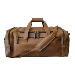 Large Sport Duffel Bag in Crazy Horse Leather