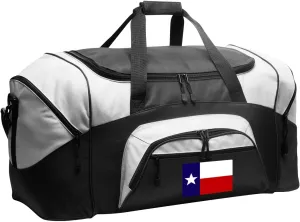LARGE Texas Flag Duffel Bag Texas Suitcase or Gym Bag For Men Or Her