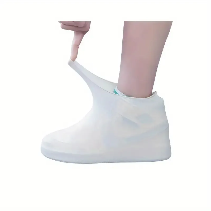 Latex Waterproof Shoe Cover Black