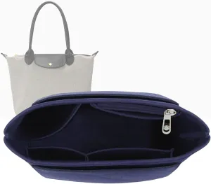 Lckaey Organizer Insert for Pliage Purse, Tote, Handbag - Navy Blue