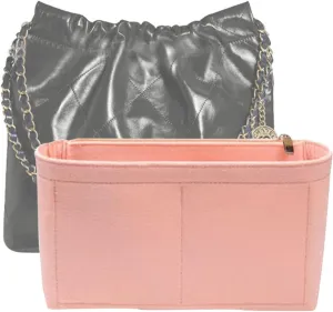 Lckaey Purse Organizer Insert for Chanel bag organizer insert reissue mini bags for women2001pink-S