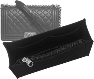Lckaey Purse Organizer Insert-For leboy bag - organizer insert felt Bag 2017black-S