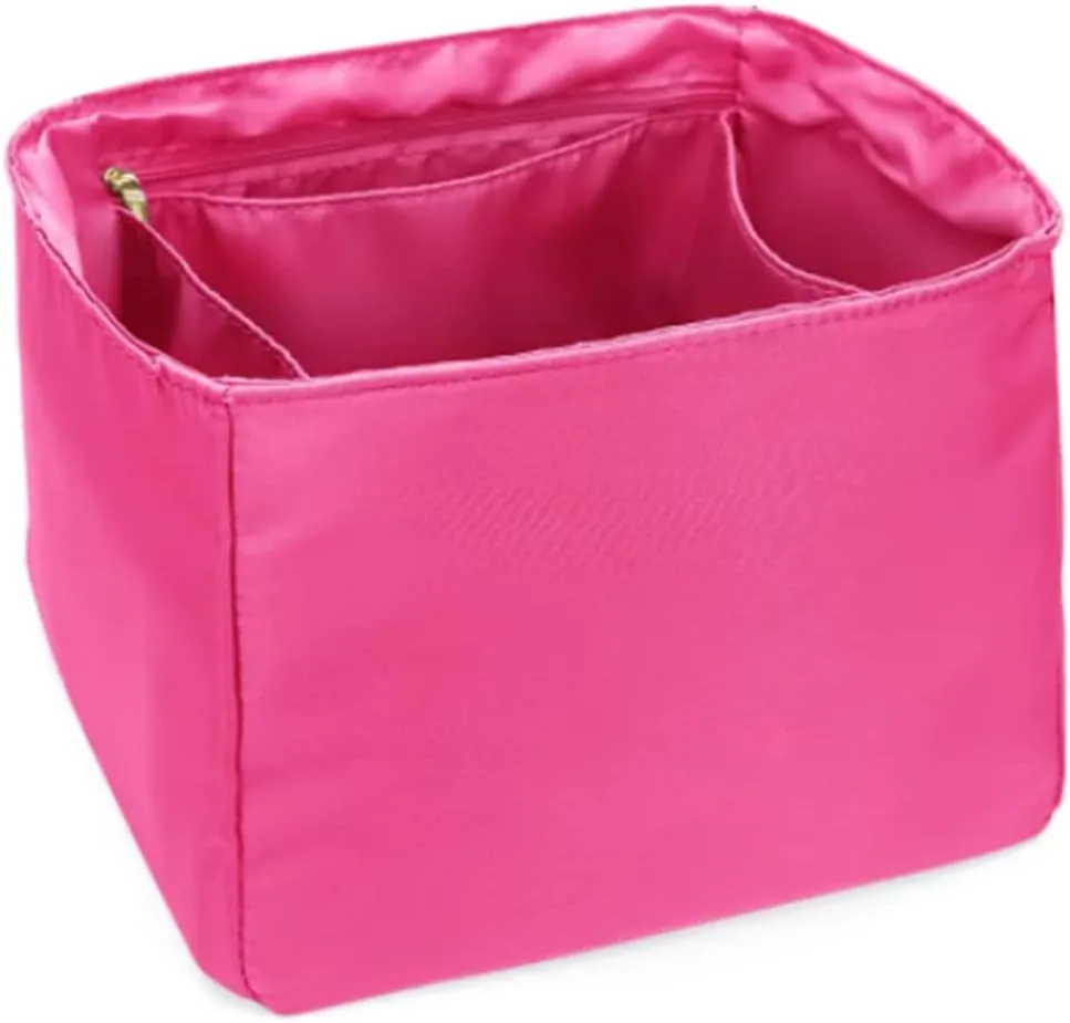 Lckaey Silky Purse Organizer for picotin 22 insert 1098Nylon red-M