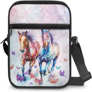 LedBack Cossbody Bag Messenger Bag Crossbody Bag Handbag Purse Shoulder Bag with Front Pocket Adjustable