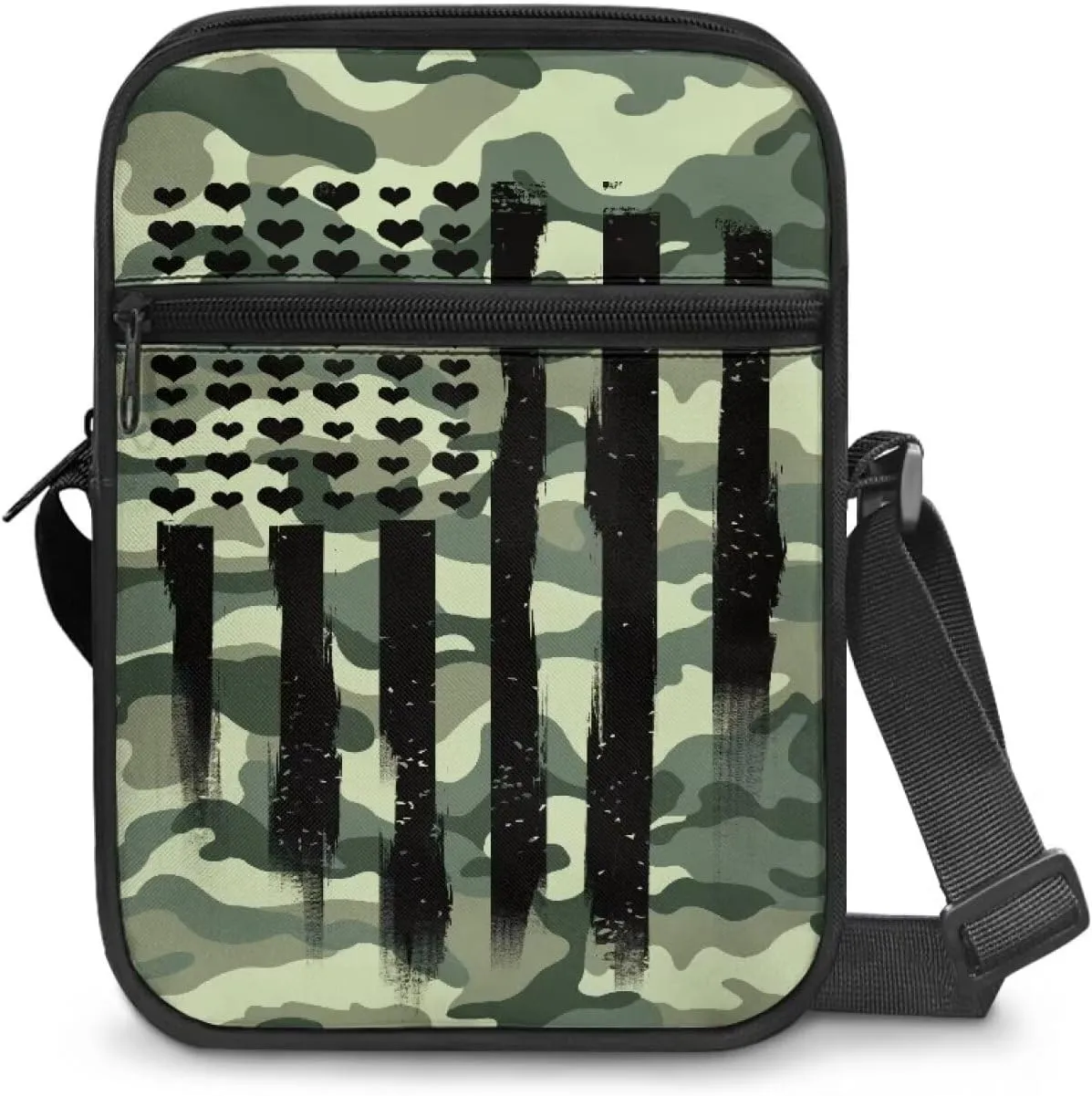 LedBack Cossbody Bag Messenger Bag Crossbody Bag Handbag Purse Shoulder Bag with Front Pocket Adjustable