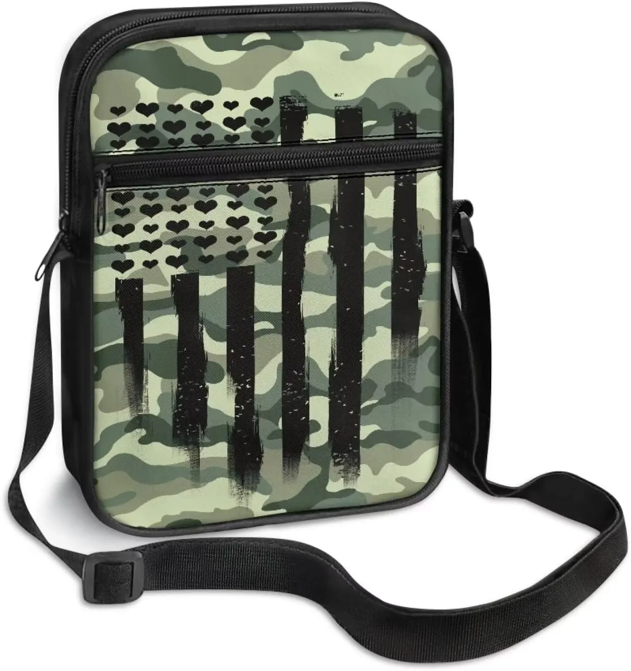 LedBack Cossbody Bag Messenger Bag Crossbody Bag Handbag Purse Shoulder Bag with Front Pocket Adjustable