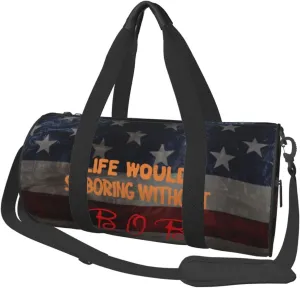 Life Would Be So Boring Without Bob Duffel Bag Gym Bag Travel Sports Tote Large Foldable Beach Swim Yoga6