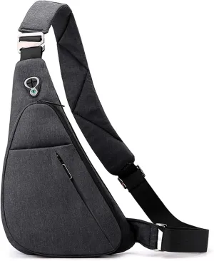 Lightweight Anti-Theft Men's Crossbody Chest Bag Multifunctional Outdoor Travel Shoulder Backpack Waterproof