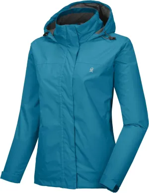 Little Donkey Andy Women’s Waterproof Rain Jacket Lightweight Outdoor Windbreaker Rain Coat Shell for Hiking, Travel