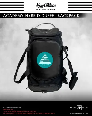 Logica Jiu-Jitsu Academy Hybrid Duffel Backpack #1054 A