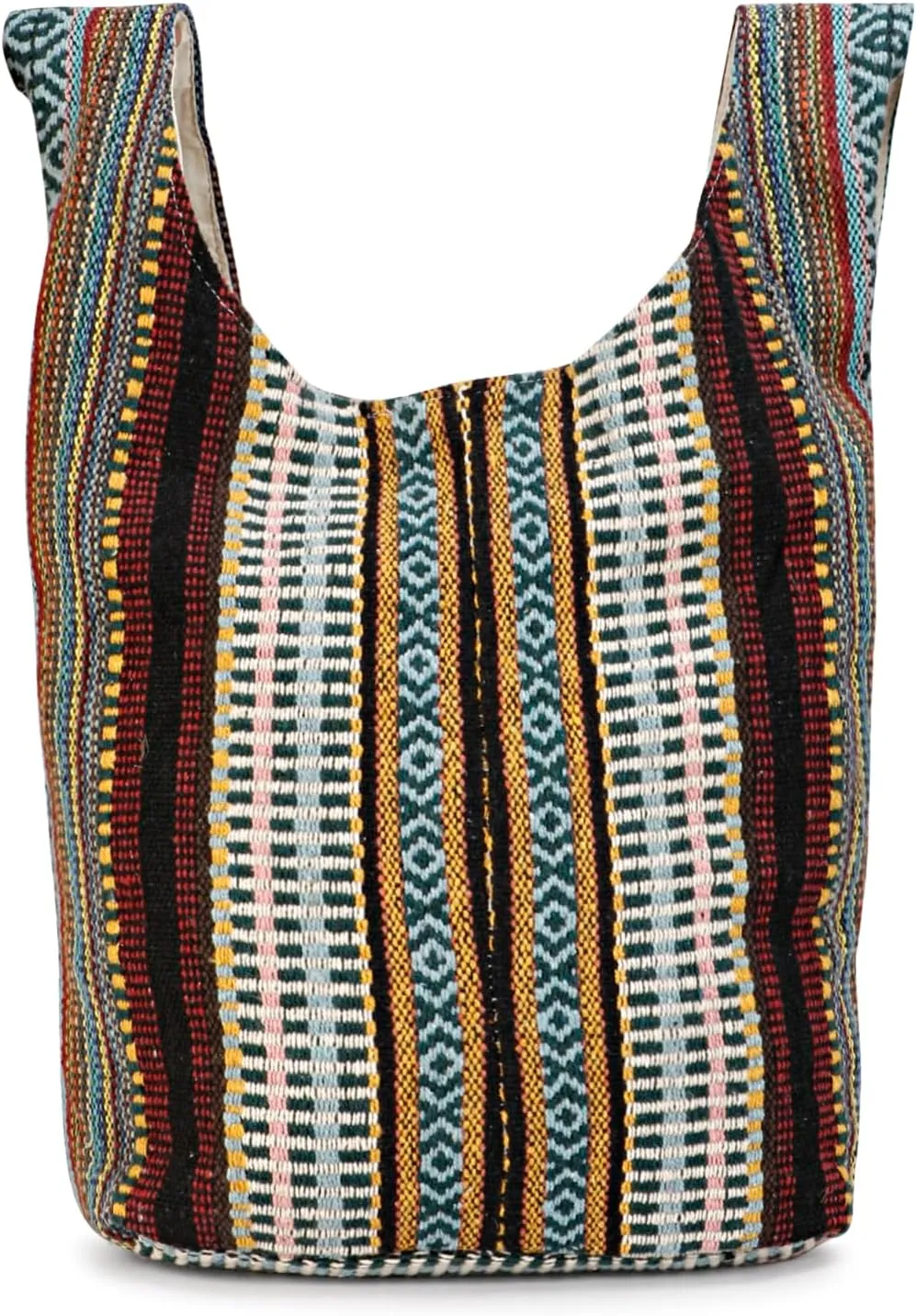LONGING TO BUY Hemp Messenger Crossbody Sling Bag - Unisex Beach Party Bag