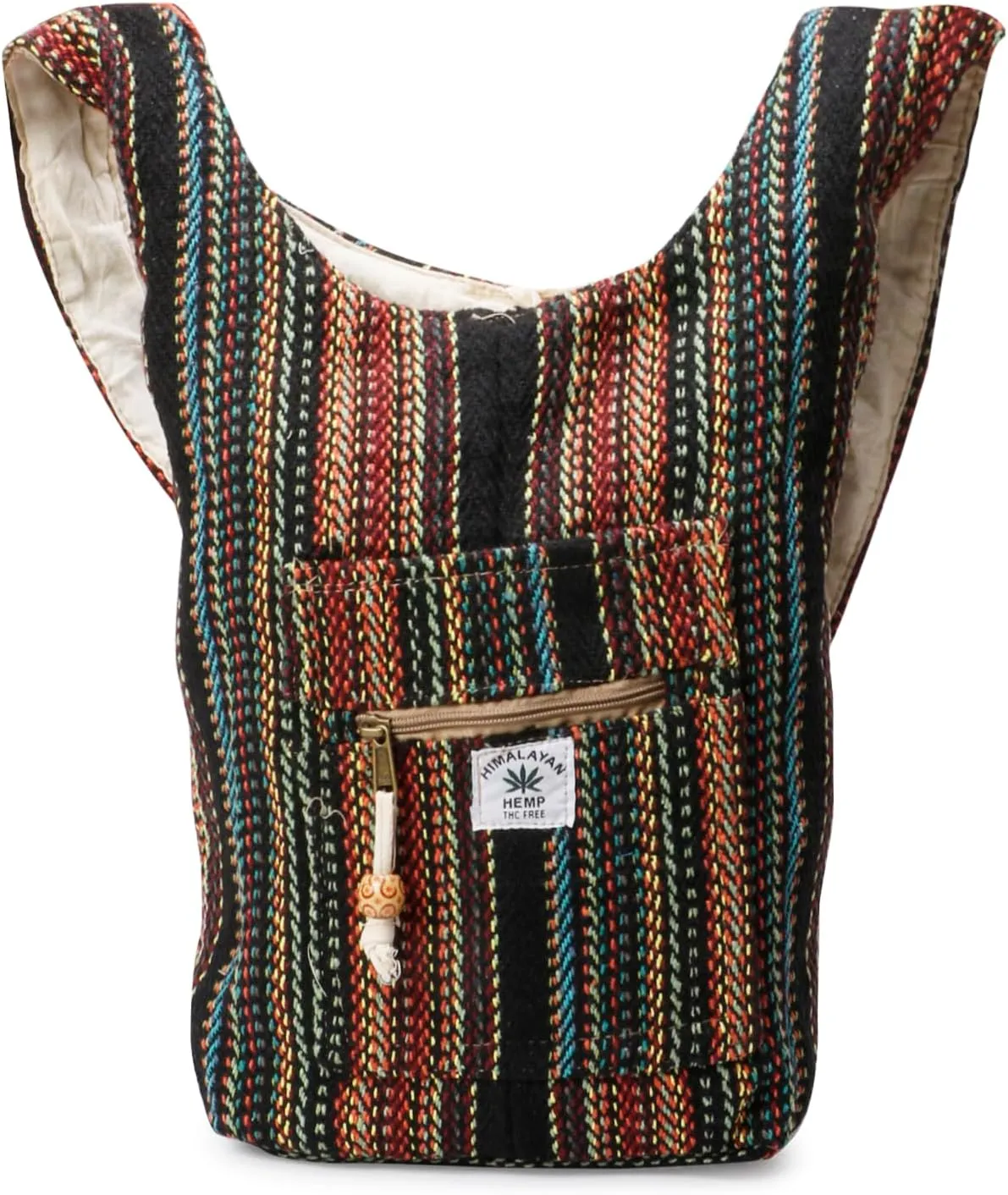 LONGING TO BUY Hemp Messenger Crossbody Sling Bag - Unisex Beach Party Bag