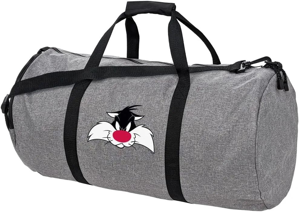 Looney Tunes Sylvester Lightweight Duffel Bag for Sports and Gym Packable for Travel