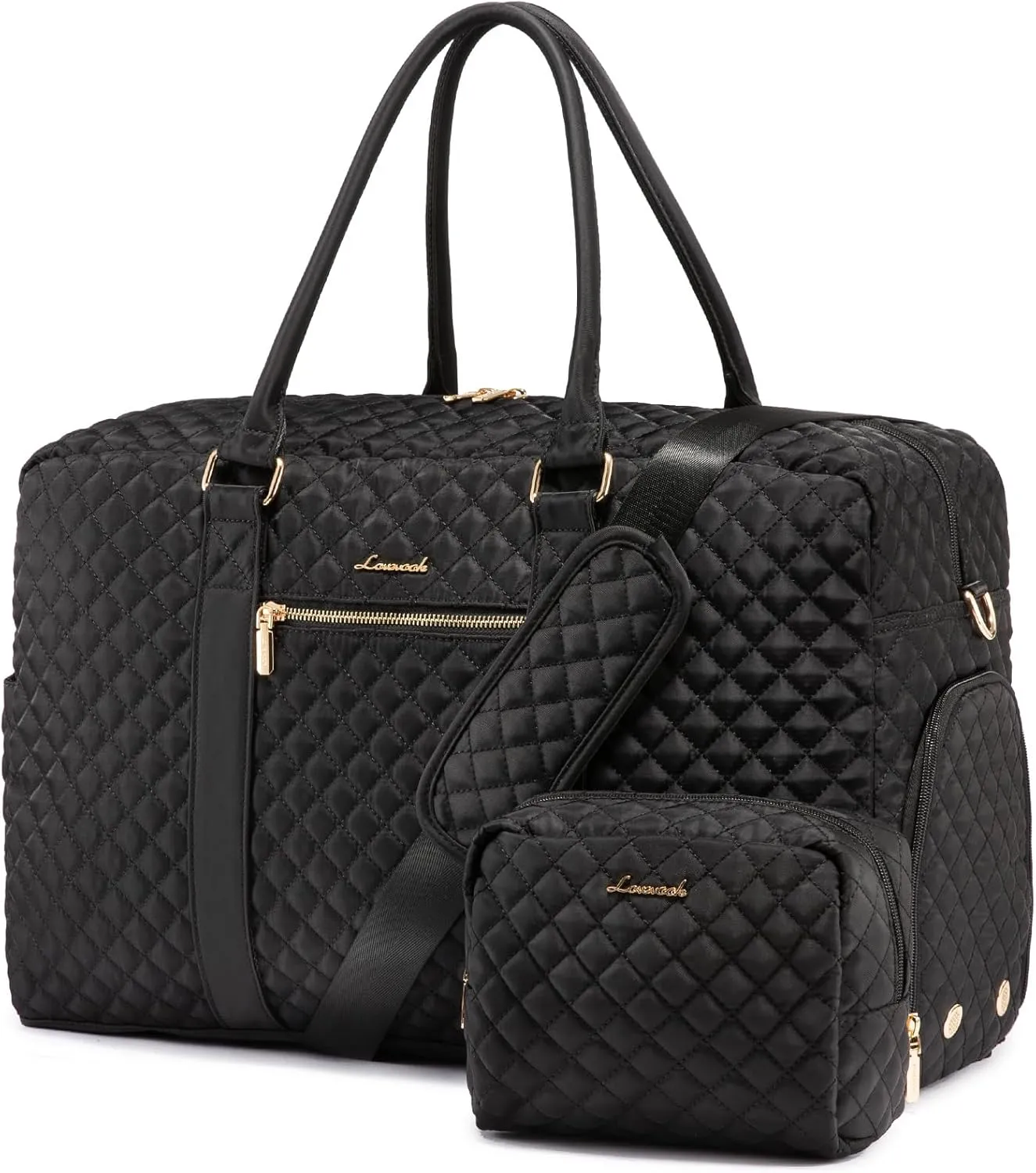 LOVEVOOK Hospital Duffle Bag for Women - Labor Delivery, Travel & Overnight with Shoe & Laptop Compartments