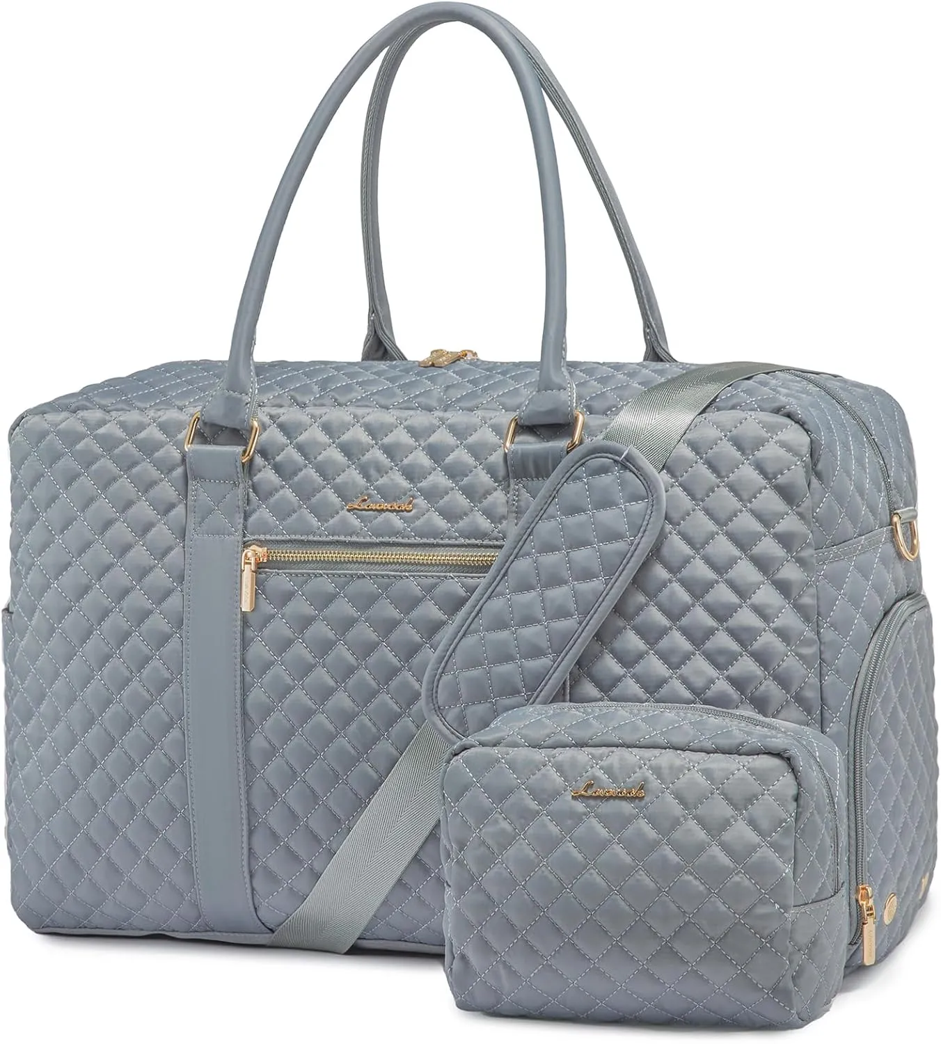 LOVEVOOK Travel Duffle Bag, Weekender Bags for Women with Shoe Compartment, Carry on Overnignt Bag with Laptop Compartment, Yoga Gym Duffel Bag with Toiletry Bag, Hospital Bag for Labor and Delivery