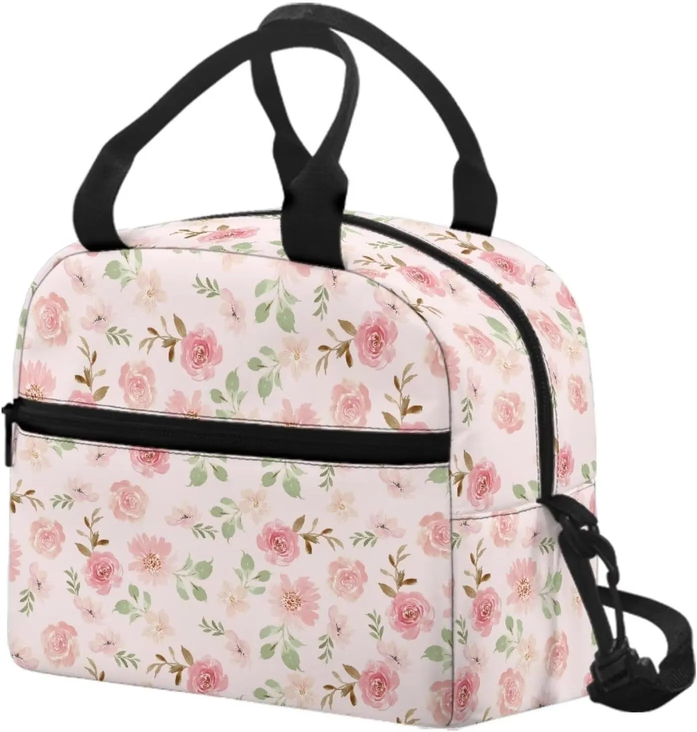 Lunch Bag Lunchbox Organizer Insulated Waterproof Men Women Tote Cooler Handbag Adjustable Shoulder Strap for Office Picnic Travel Hiking