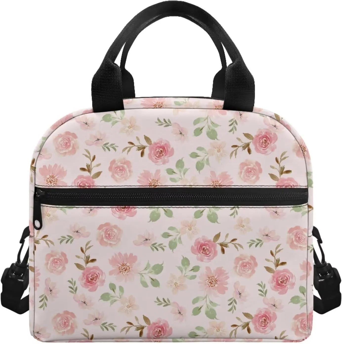 Lunch Bag Lunchbox Organizer Insulated Waterproof Men Women Tote Cooler Handbag Adjustable Shoulder Strap for Office Picnic Travel Hiking