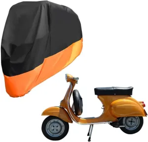 MAGICLULU Motorbike Rain Cover Weatherproof Polyester Uv Coating Tighten Strap Fits Models