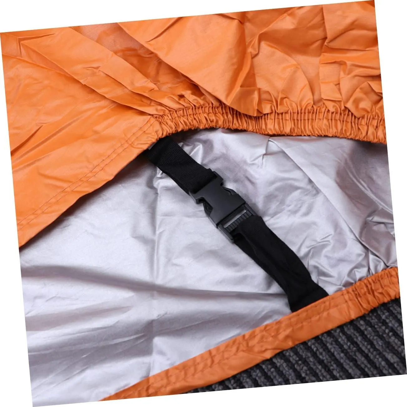 MAGICLULU Motorbike Rain Cover Weatherproof Polyester Uv Coating Tighten Strap Fits Models