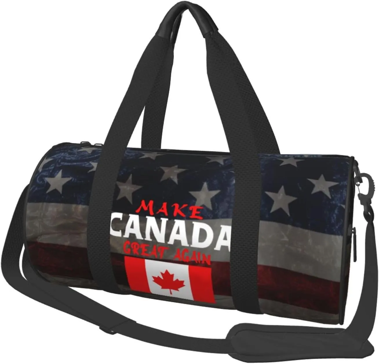 Make Canada Great Again Duffel Bag Gym Bag Travel Sports Tote Large Foldable Beach Swim Yoga50
