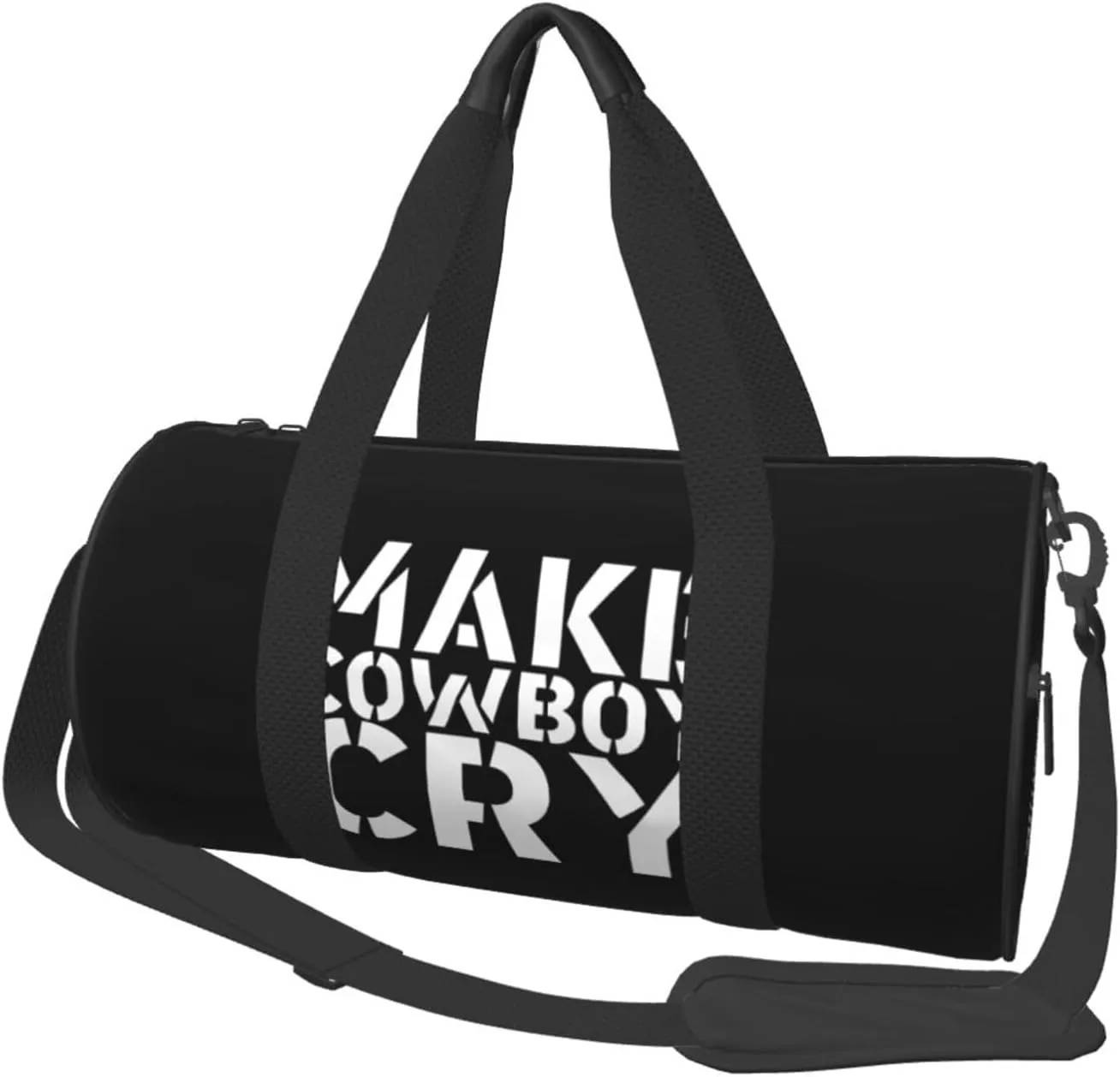 Make Cowboy Cry Duffel Bag Gym Bag Travel Sports Tote Large Foldable Beach Swim Yoga7