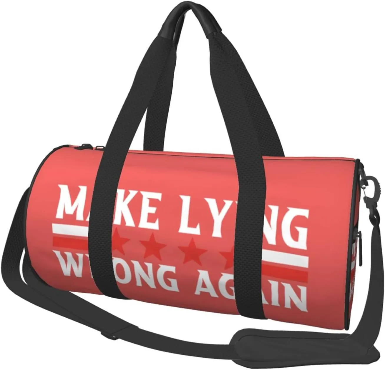 Make Lying Wrong Again Duffel Bag Gym Bag Travel Sports Tote Large Foldable Beach Swim Yoga3