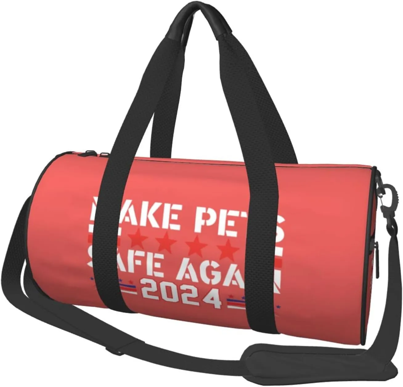 Make Pets Safe Again Duffel Bag Gym Bag Travel Sports Tote Large Foldable Beach Swim Yoga7