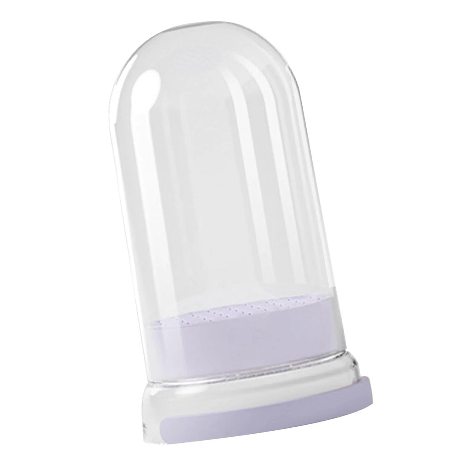 Makeup Brush Cleaner Mat Storage Box 3 in 1 Beauty Brush Scrubber for Every Girl and Woman, Purple
