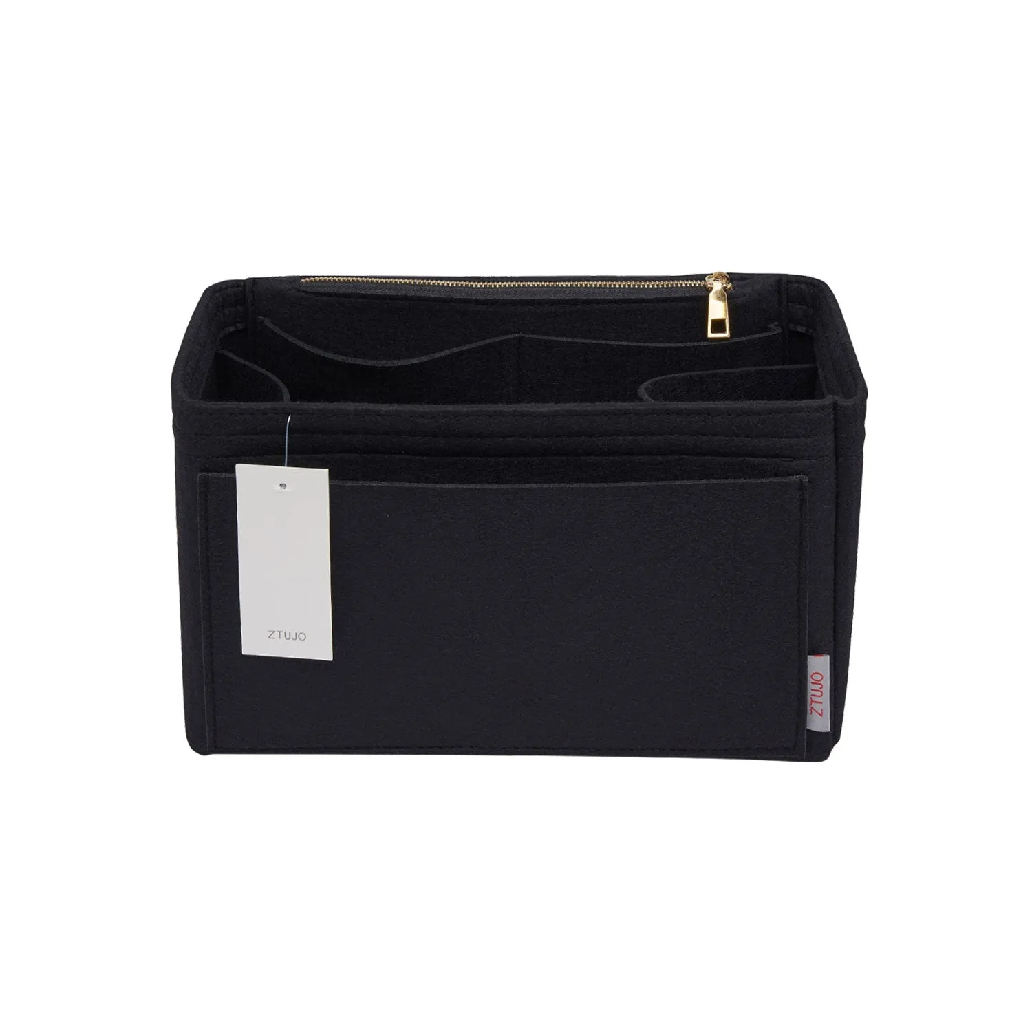 Material Purse Organizer Bag Insert with Bottle Holder - Ideal for Speedy, Neverfull, Tote, ONTHEGO, Artsy, and More Handbags. Keep Your Essentials Tidy and Accessible.