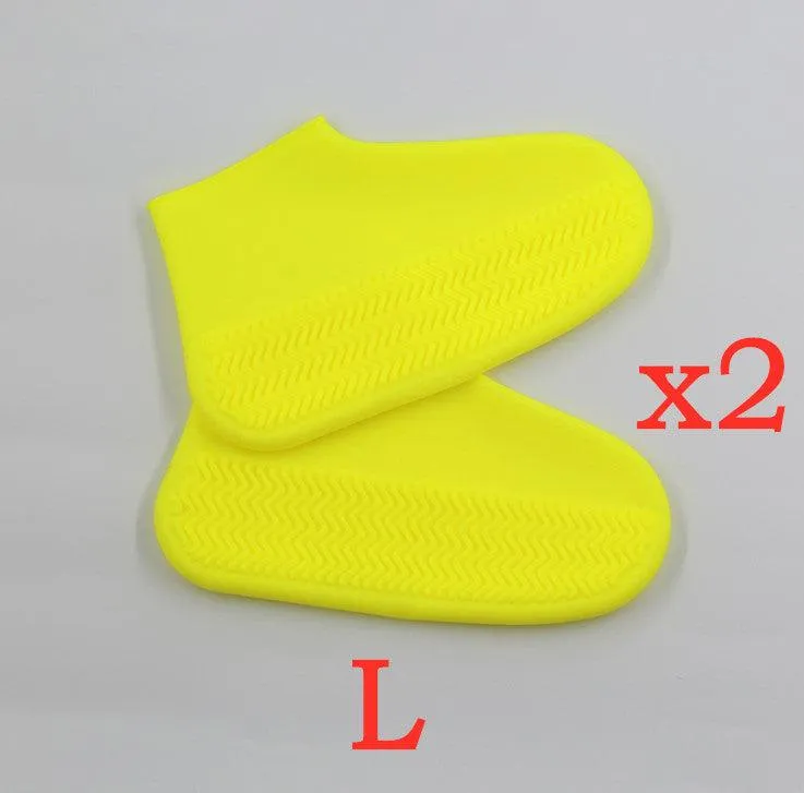 Men And Women Hiking Slip Wearable Easy To Carry Silicone Rain Boots