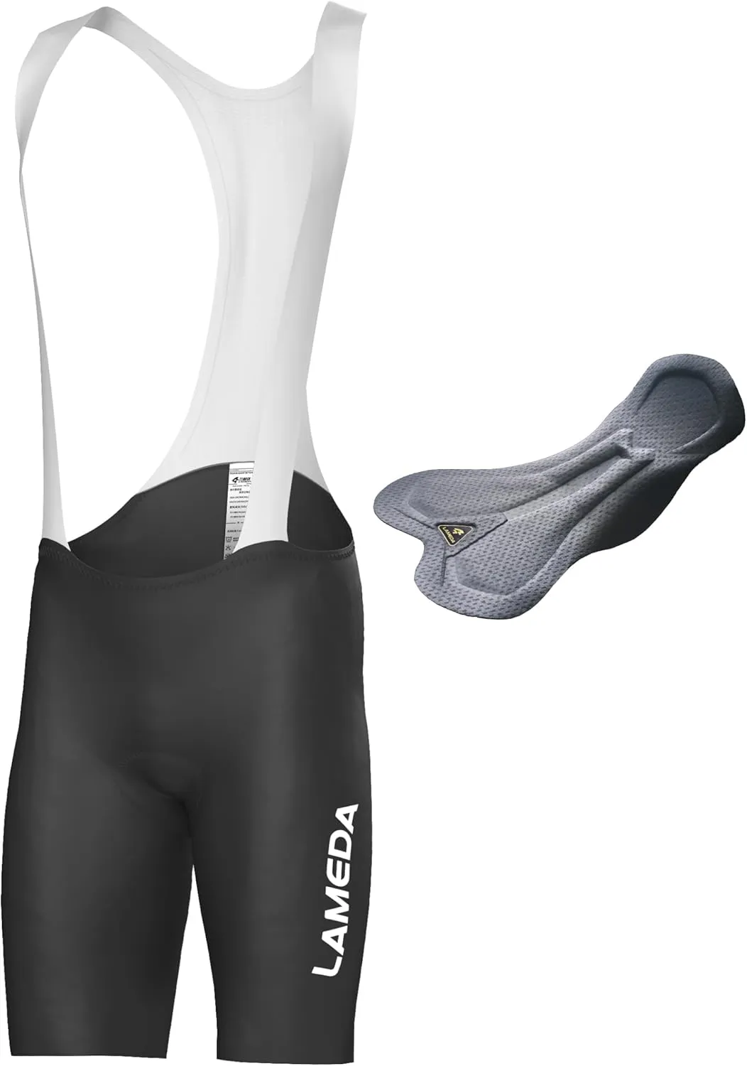Mens Cycling Bib Shorts,Padded Breathable Bike Shorts Men Lightweight Bicycle Bibs Bike Tight for Road Gravel Biking