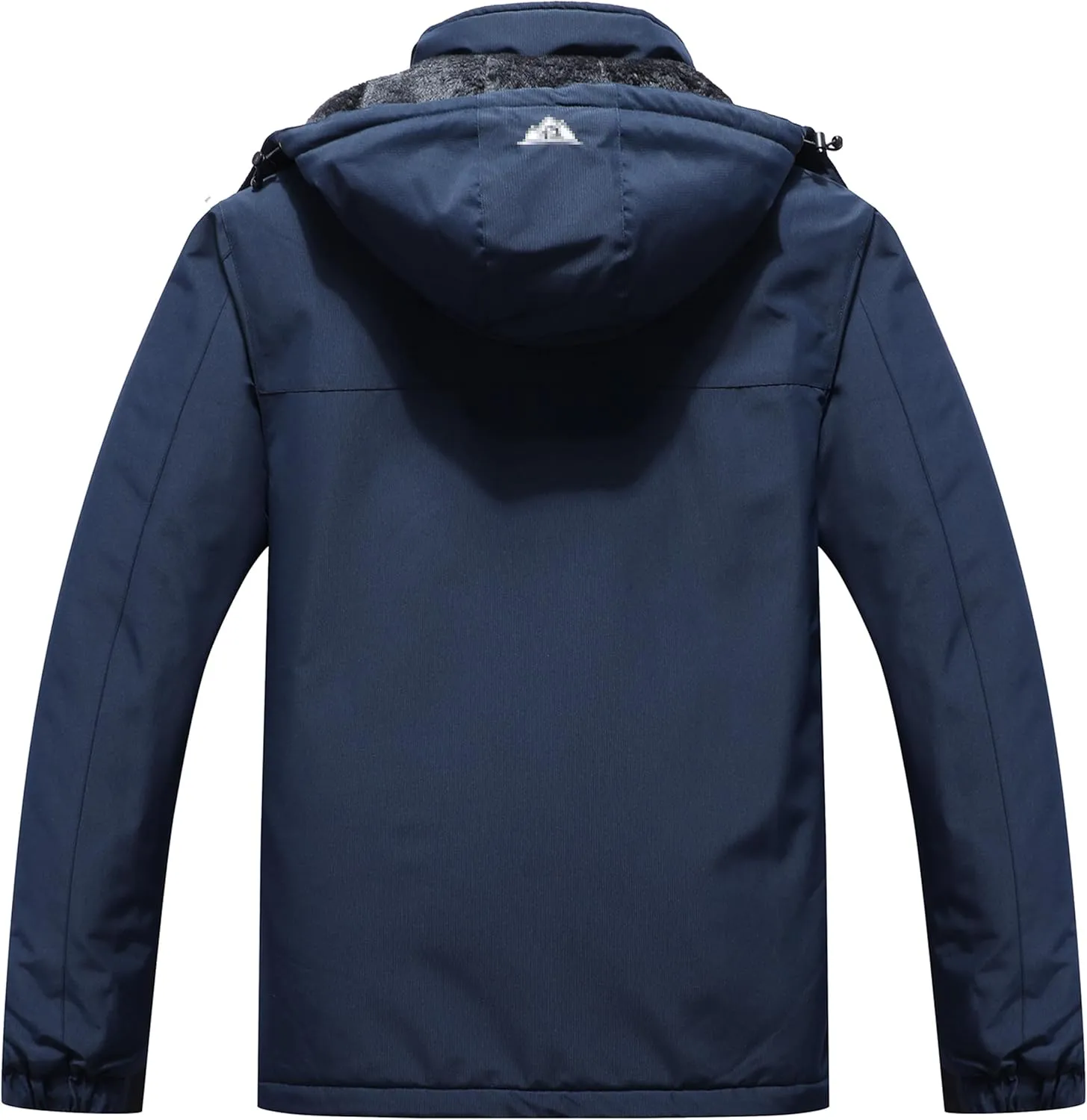 Men's Mountain Winter Coat Warm Fleece Ski Snow Jacket Waterproof Raincoat with Hood