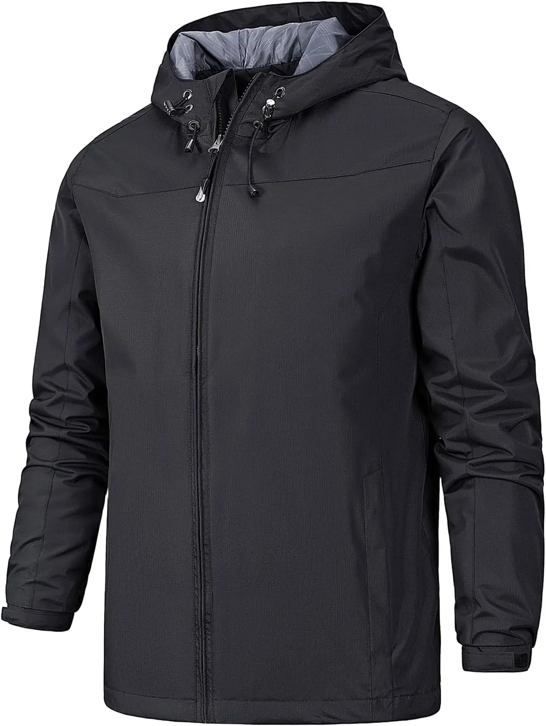 Men's Waterproof Jackets Windproof Lightweight Softshell Mountain Sport Jacket For Men Hooded Windbreaker Raincoat