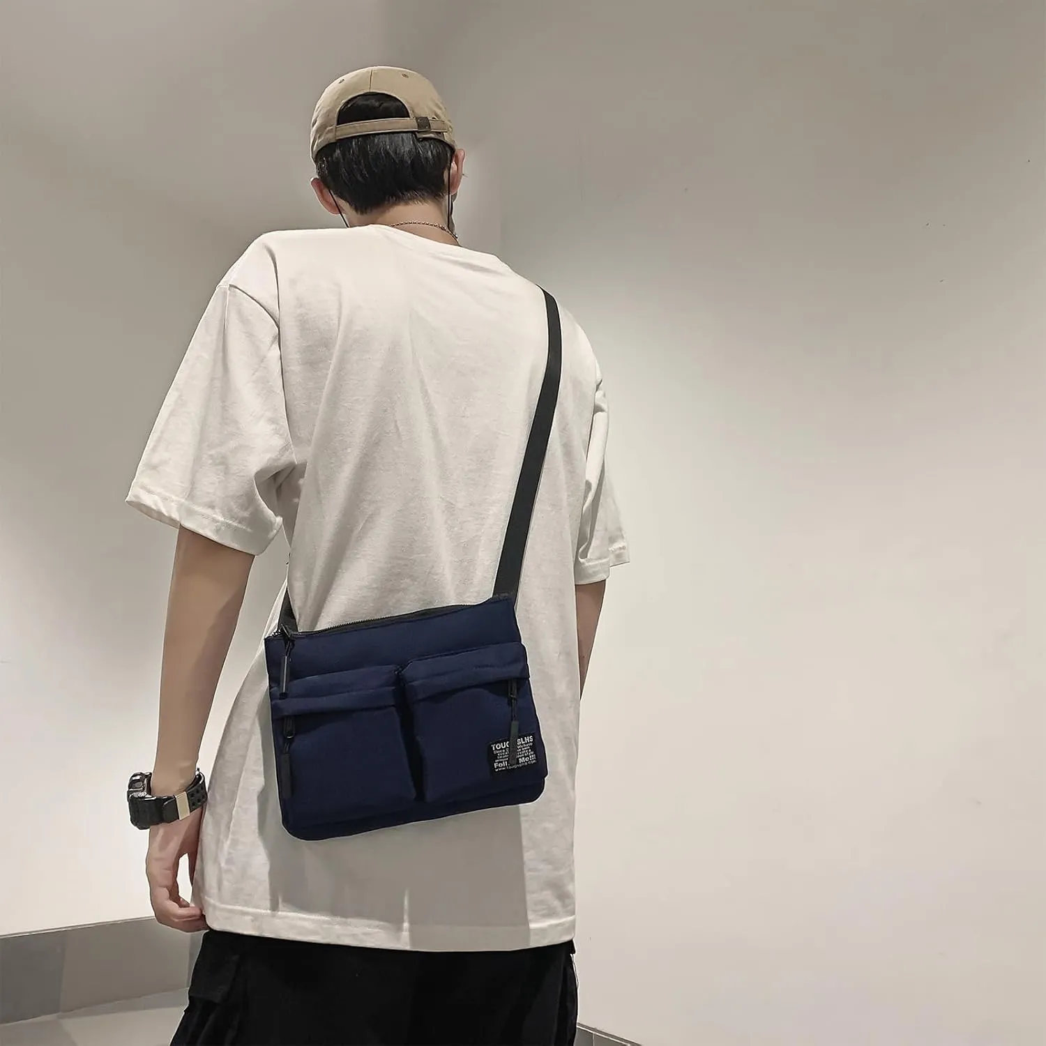 Messenger Bag for Men Women,Crossbody Shoulder bag Satchel Bag Sling bag,Small Messenger Bag For Travel Sports