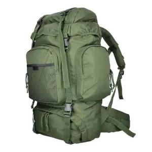 MIL-TEC COMMANDO hiking backpack 55 liters waterproof cover green large daypack