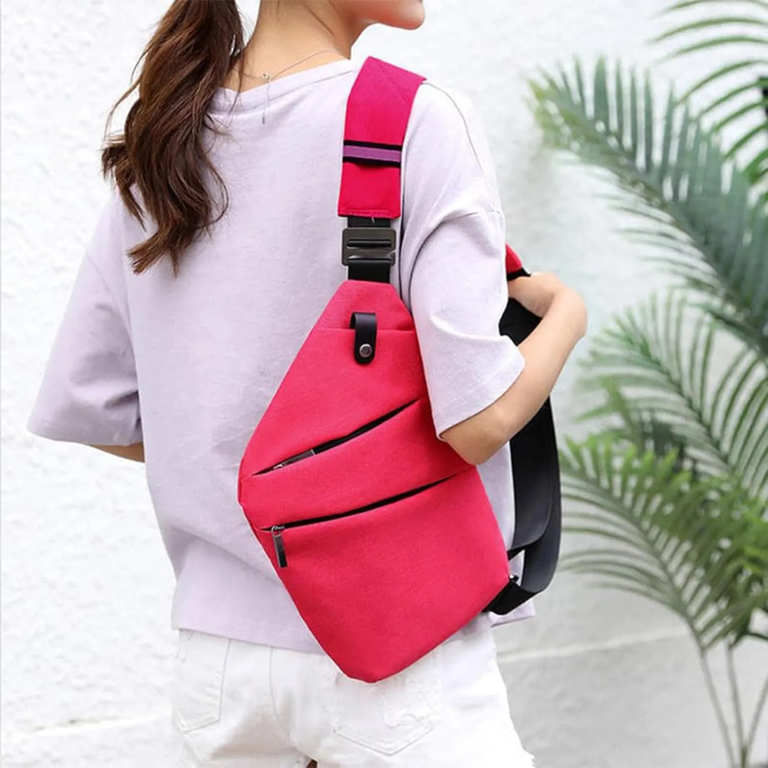 Mineneat Anti Theft Travel Bag - Mineneat Anti-Theft Safe Bag Slim Sling Bag, Crossbody Purse Bags for Women Men