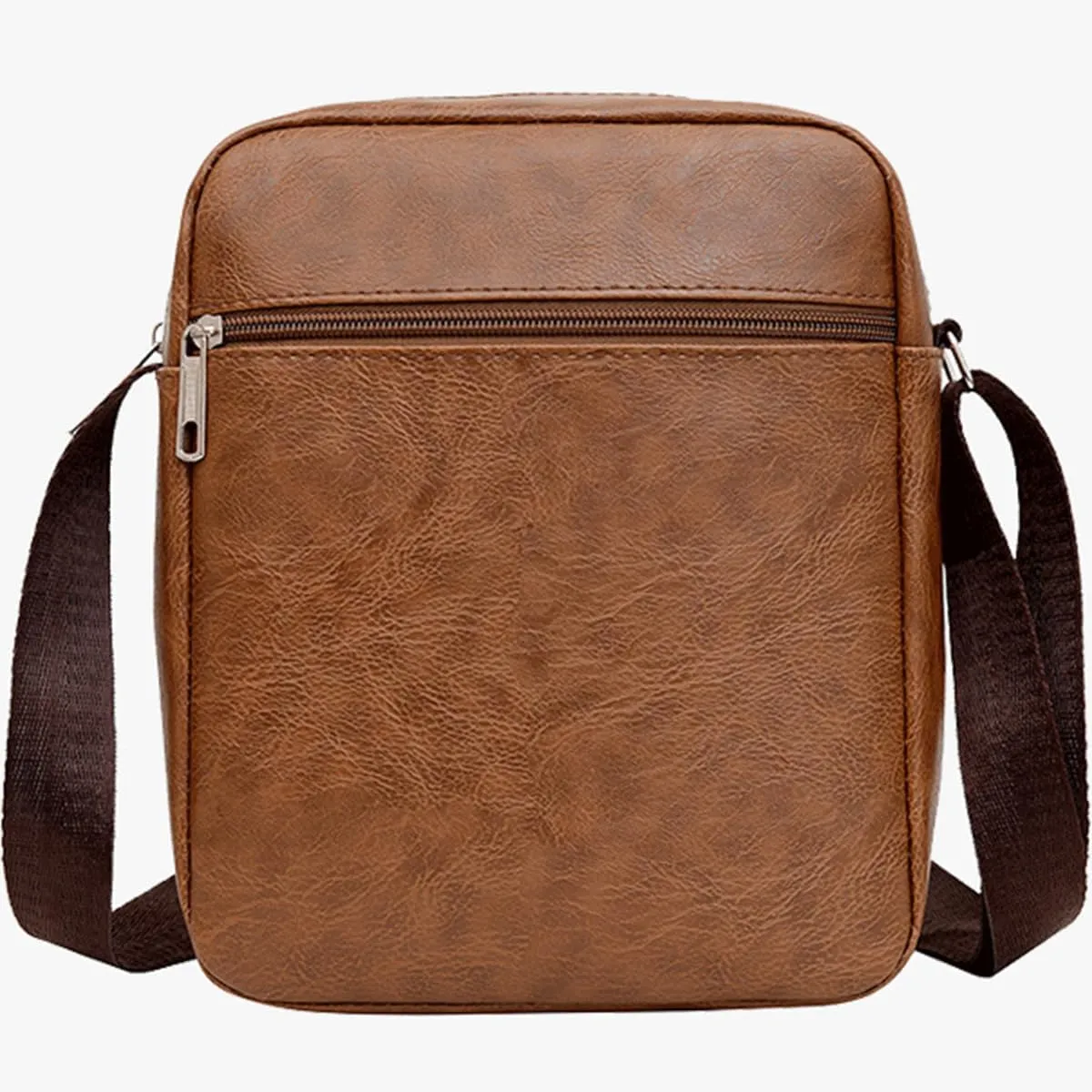 Mini Crossbody Bag Shoulder Bag for Men,Small Leather Messenger Satchel Bag Travel Bag for Women Multi Pocket Purse