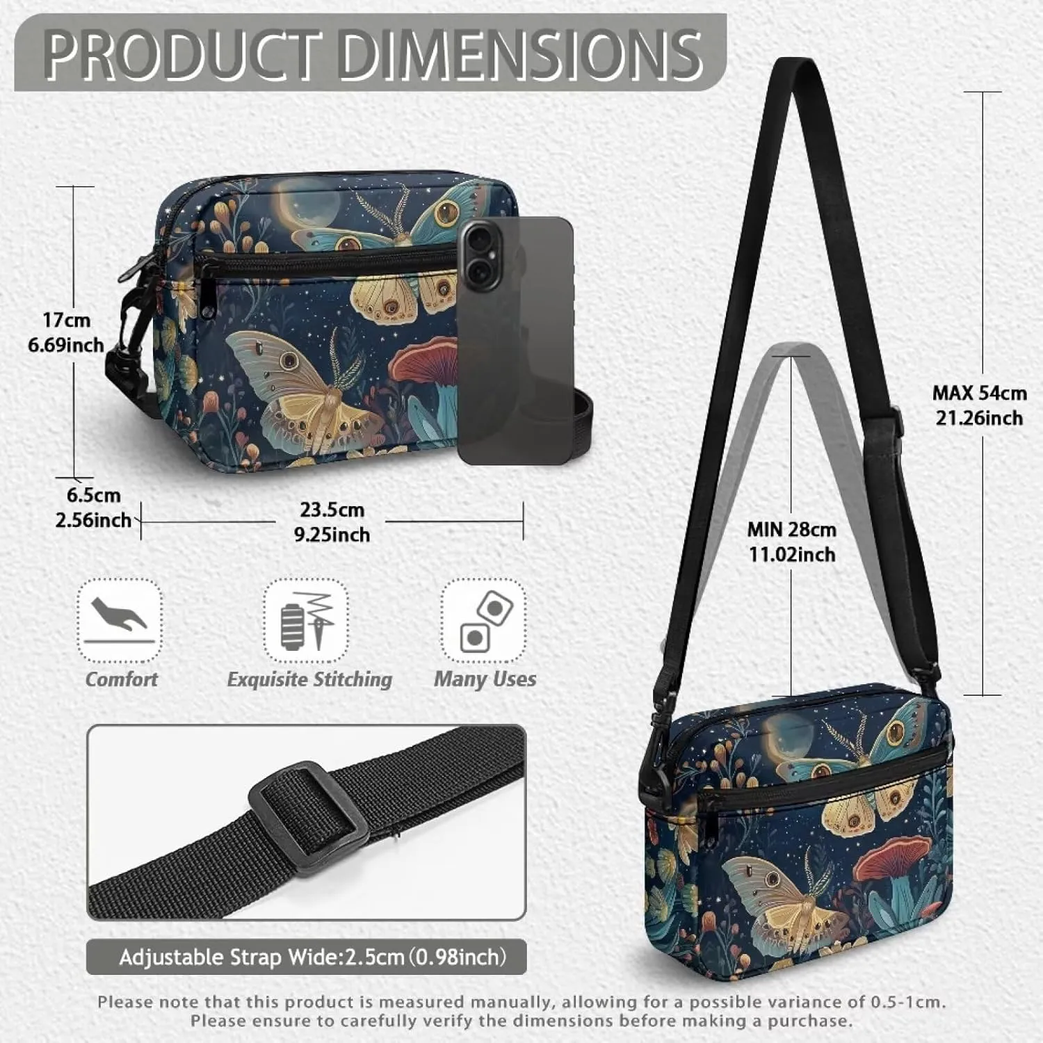 Mini Crossbody Bags for Women with Adjustable Strap for Daily Use