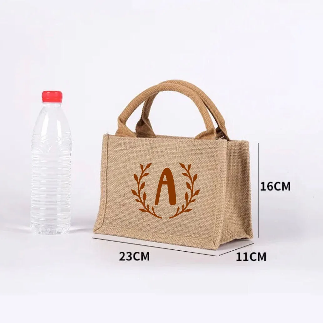 Mini Embroidery Handle Tote Bag