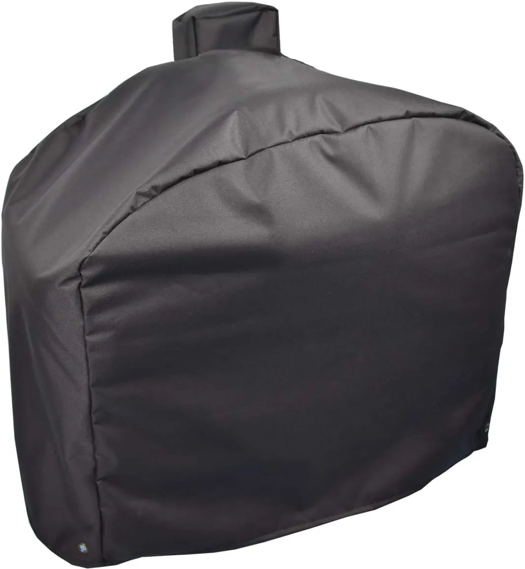 Mini Lustrous Full-Length Cover Copmpatibel with Camp Chef DLX 24", SmokePro 24", Woodwind Pellet Grills, Waterproof Anti-UV Weather Resistant Material Outdoor Patio Grill Cover, Black