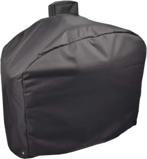 Mini Lustrous Full-Length Cover Copmpatibel with Camp Chef DLX 24", SmokePro 24", Woodwind Pellet Grills, Waterproof Anti-UV Weather Resistant Material Outdoor Patio Grill Cover, Black
