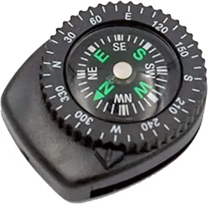 Mini Wristband Compass Portable Detachable Watch Band Slip Hiking Travel Wrist Travel Emergency Survival Navigation Tool