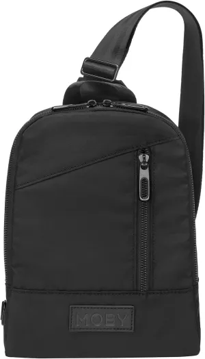 Moby Transit Cross-Body Bag - Sling Bag for Women and Men - Adjustable Straps to Custom-Fit - Black