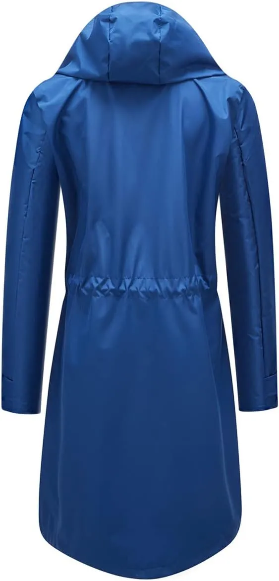 MODFUL Womens lightweight Jackets Waterproof Rain Jacket Windbreaker Outdoor Trench Coats With Hood